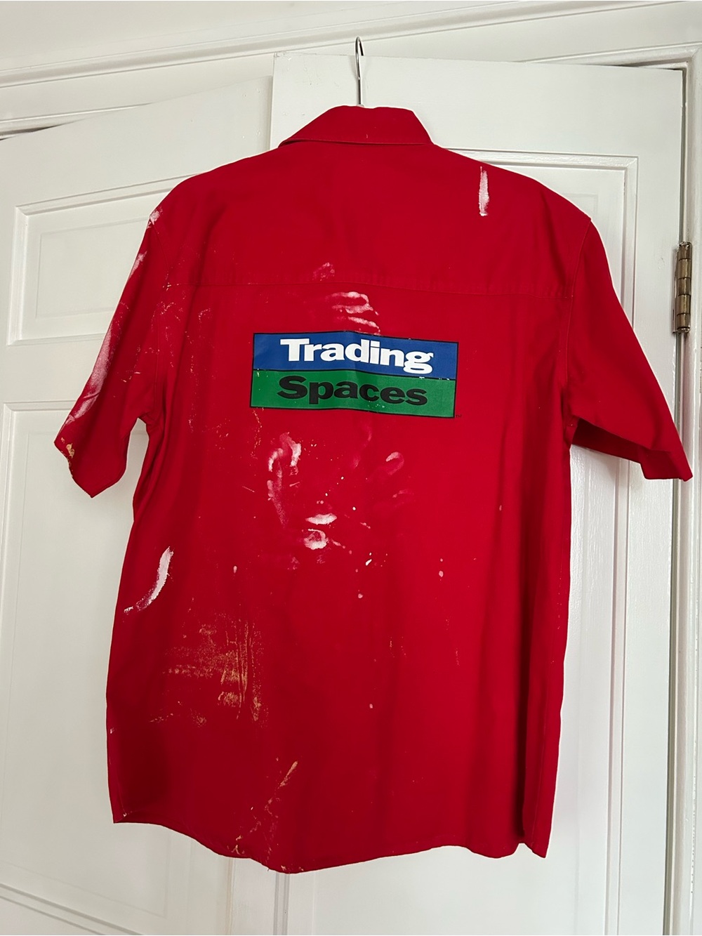 Vintage TLC Trading Spaces Work Shirt with Paint Size Men’s Small